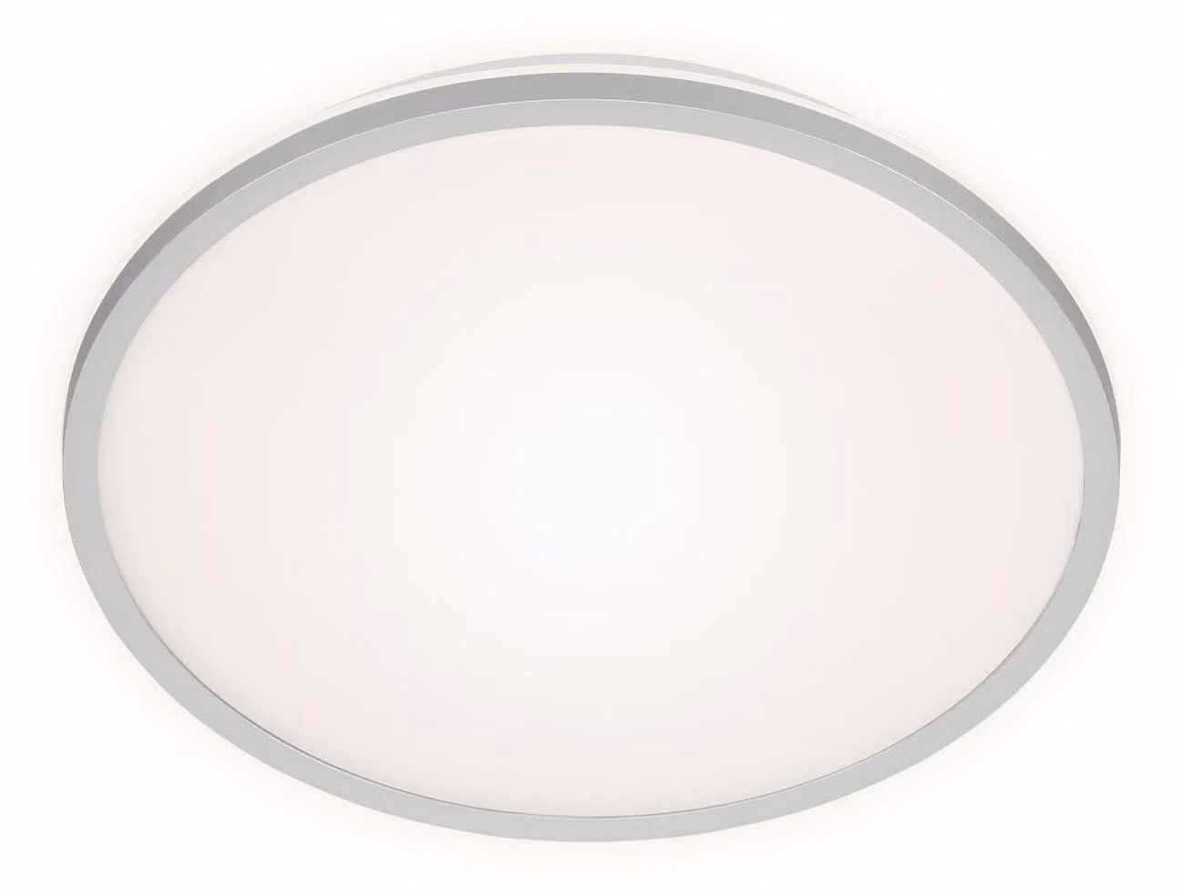 Lampada da soffitto a LED Backlight 4000K argento metallo-plastica Ø28cm 15W Briloner