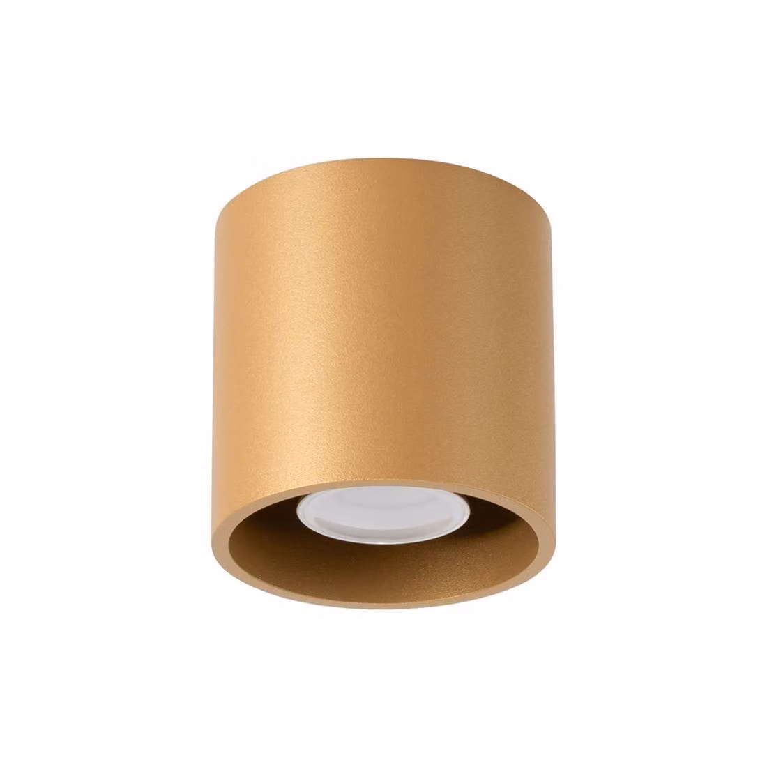 Lampada da soffitto ORBIS 1 oro 1xGU10 10W acciaio 10x10x10cm Sollux Lighting