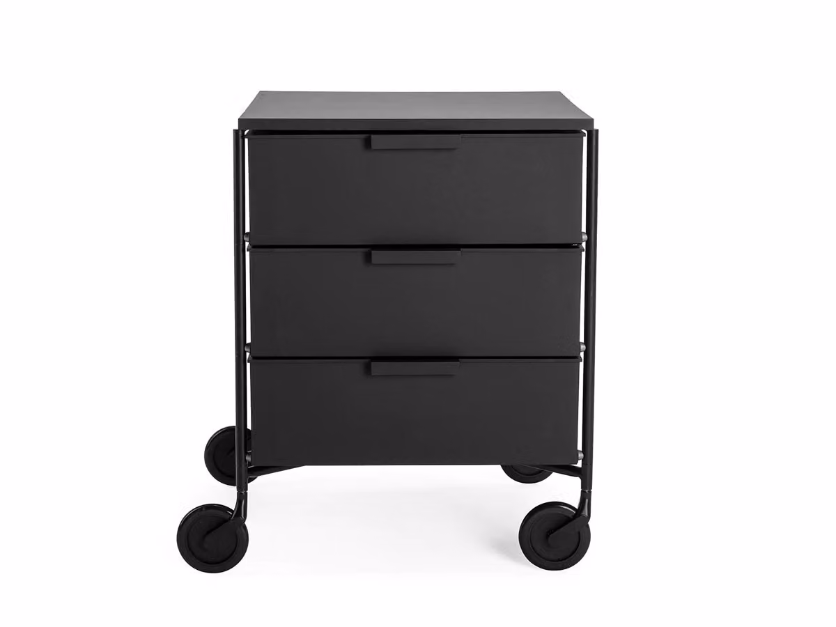 Mobil Mat Cassetti con Ruote - Nero