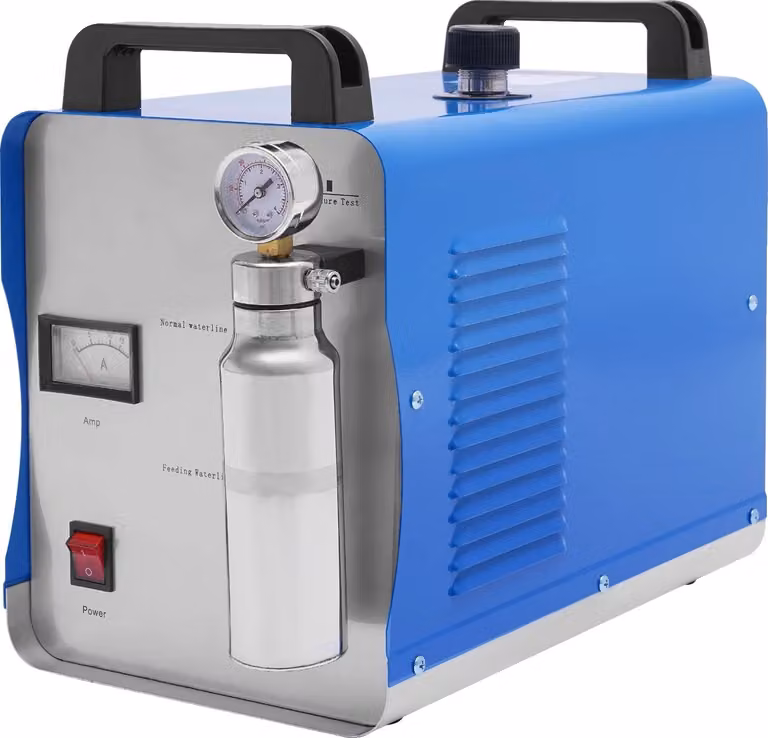 Lucidatrice da banco, potenza 400W, fiamma regolabile, blu