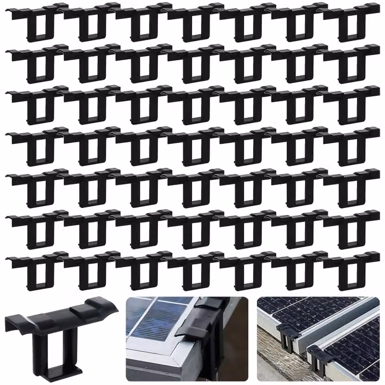 30 clip per lo scarico dell'acqua dai pannelli solari, sistema di drenaggio per impianti fotovoltaici, 30 mm