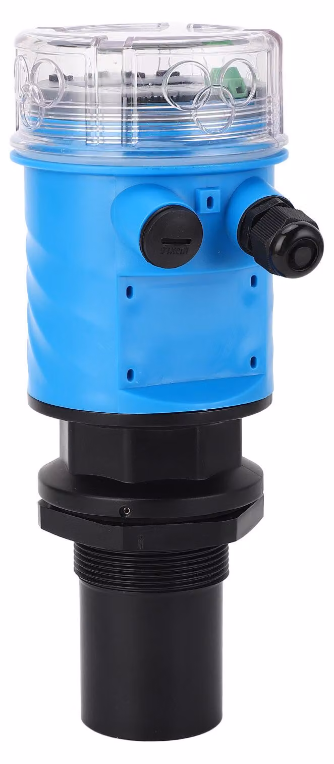 Sensore di livello a ultrasuoni, indicatore LED, 4–20 mA, misuratore di profondità per serbatoi, 24 V CC, 0–5 m