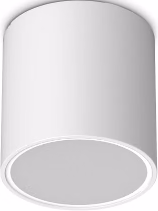 Lampada da soffitto rotonda bianca per giardino in stile minimalista