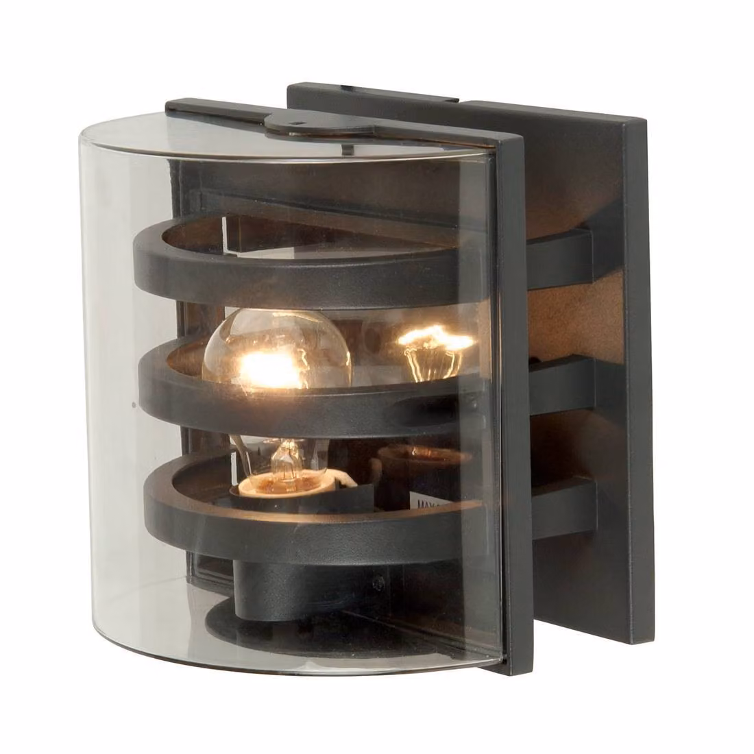 Lampada da parete industriale per esterni grafite E27 60W Frida Elstead