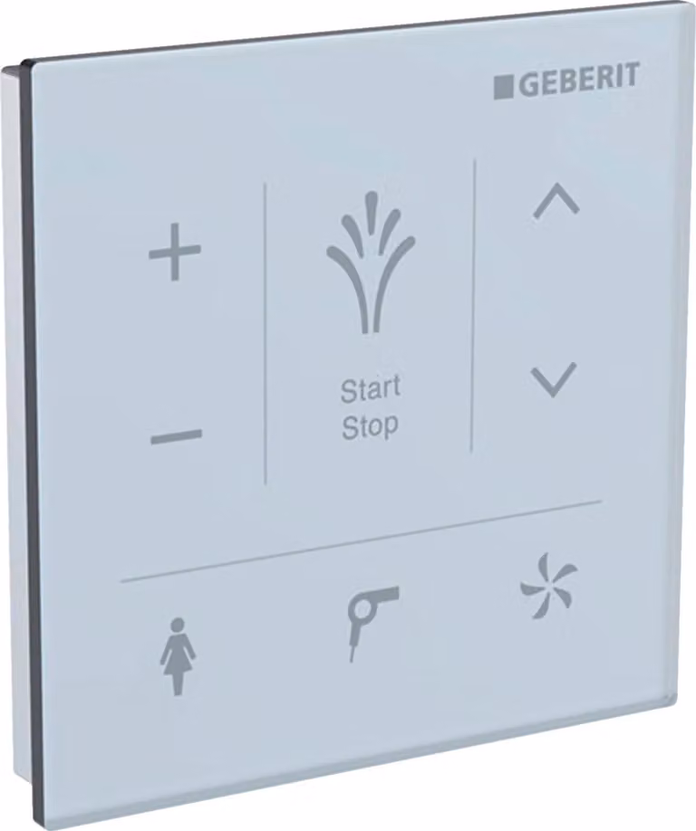 Geberit Telecomando a parete AquaClean Mera capacitivo, bianco, 1 pz.