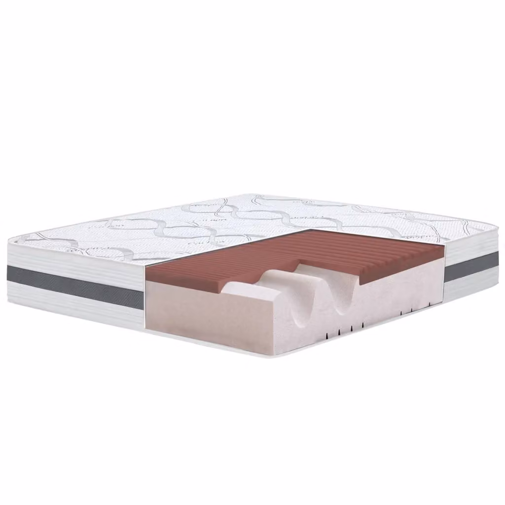 Materasso Matrimoniale The White Stone in Viscoelastic Foam Bianco, L/P/H: 160 x 190 x 27 cm, con Tessuto Antibatterico e Traspirante – 2
