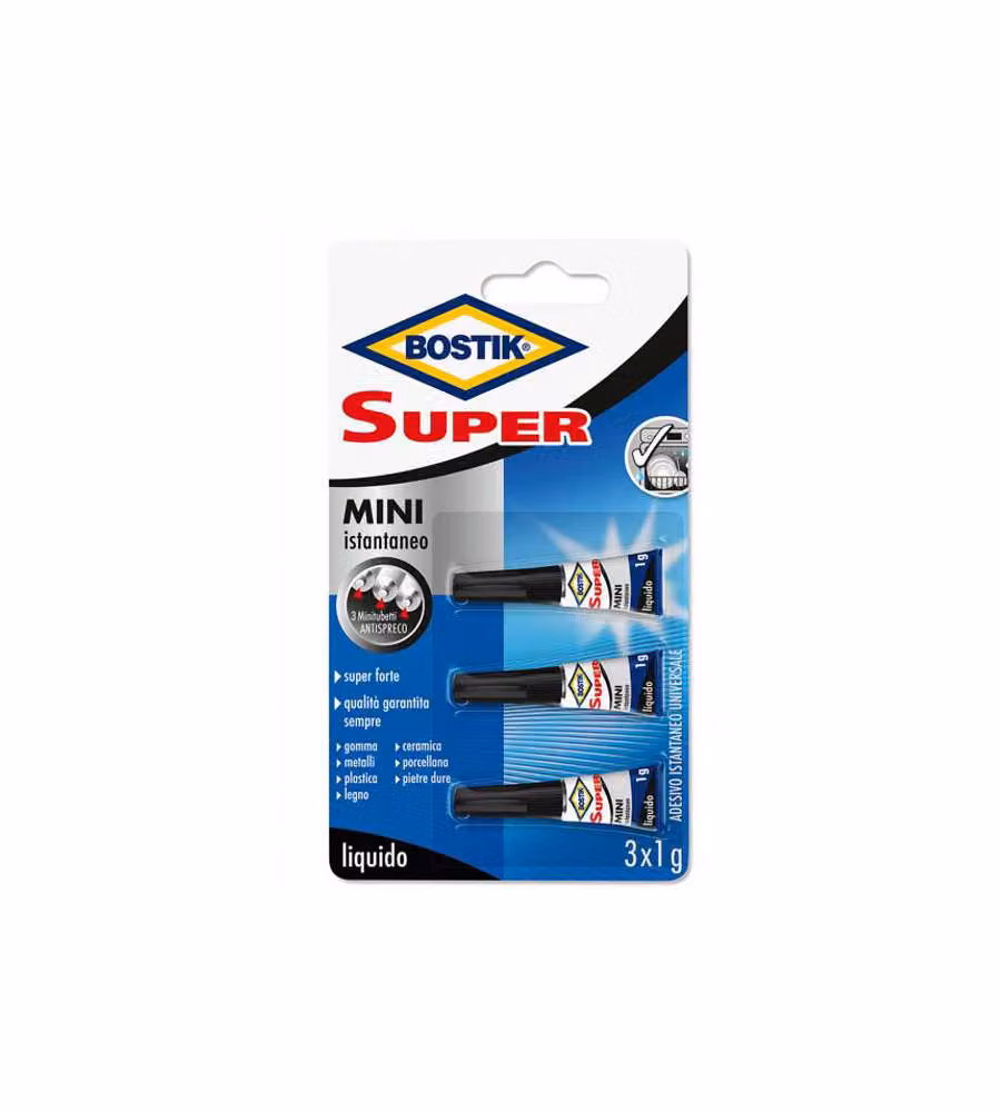 Collante istantaneo universale Uhu Bostik Super Rapid Trasparente 3 x 1 g – 2
