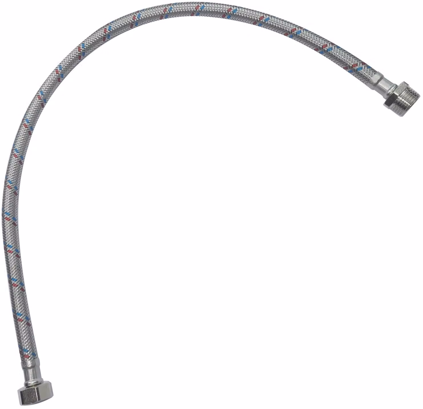 Omgoods - Tubo flessibile di collegamento, 1000 mm - 1/2 pollice - Per cucina, bagno e riscaldamento