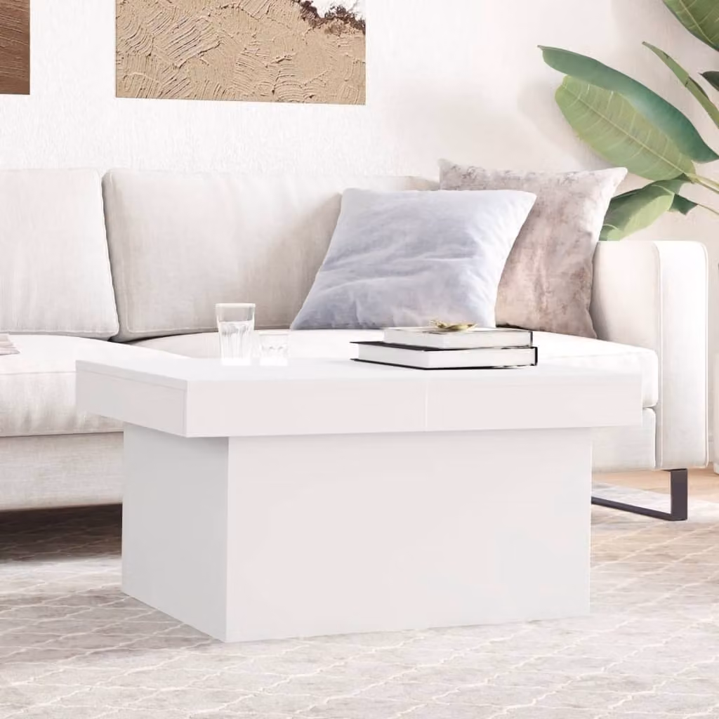 Maison Exclusive - Tavolino bianco 100x55x40 cm Materiale ligneo