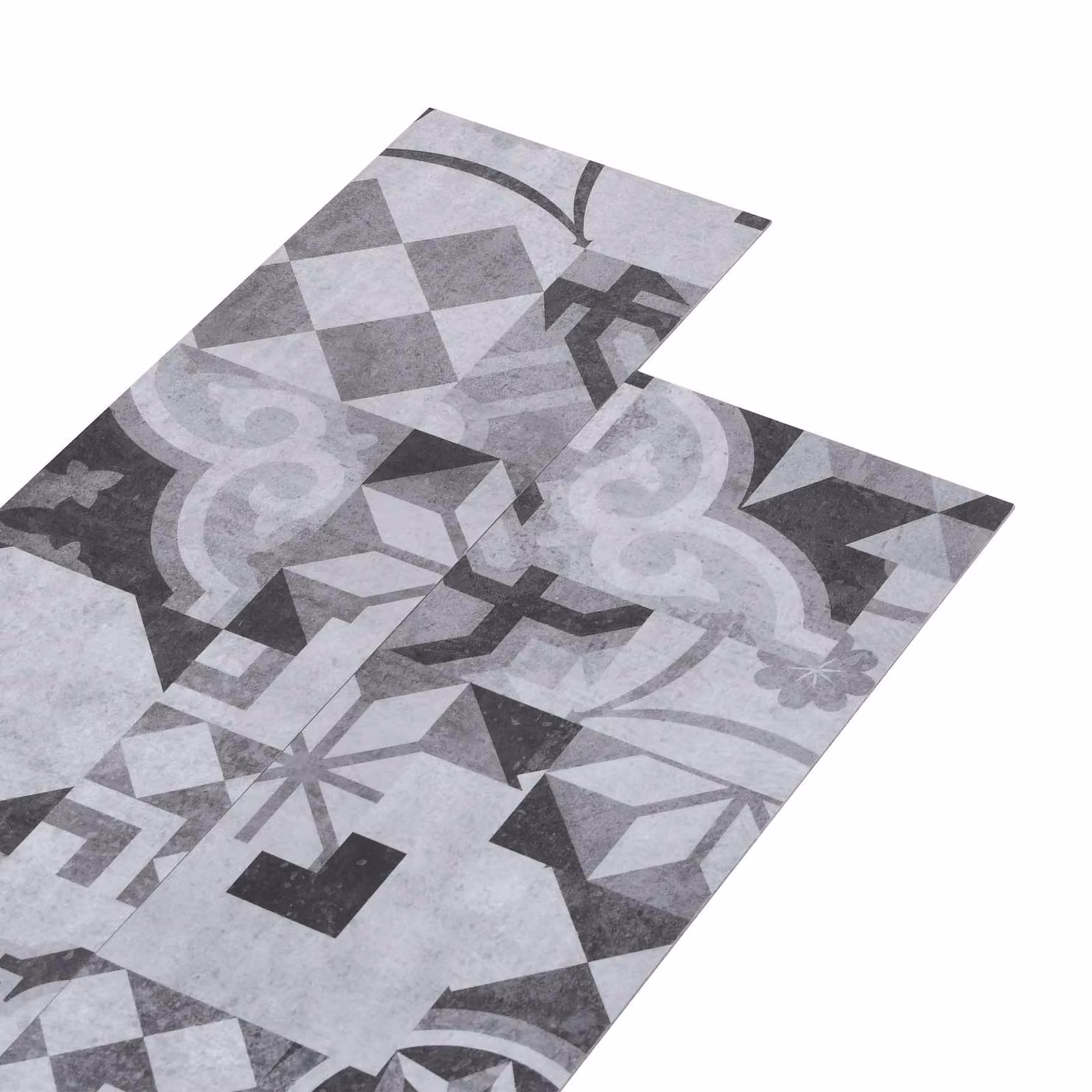 Plance per Pavimenti Autoadesive vidaXL in PVC con Effetto Legno Grigio L/P/H: 61,0 x 30,5 x 0,5 cm