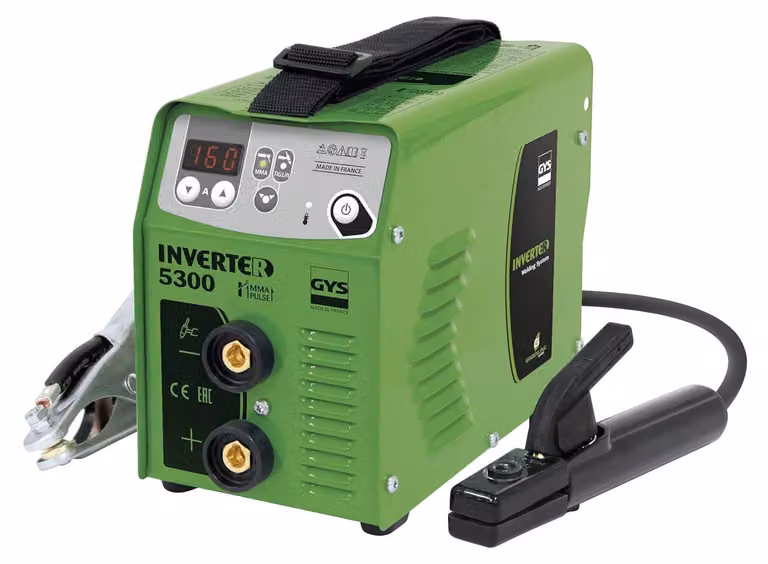 Saldatrice inverter – Saldatrice ad elettrodo con display digitale – 160 A, colore verde