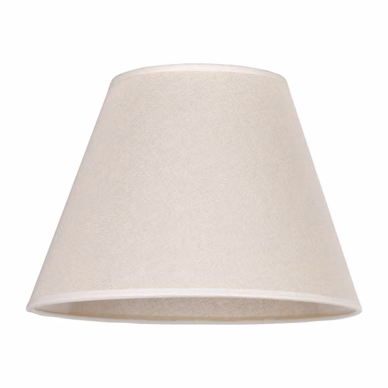 Paralume Mini Romance per piantana beige Duolla, Tessuto / Stoffa / Seta