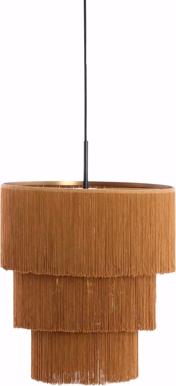 Lampada a sospensione - marrone - MALAIKA - metallo - Ø 45cm - E27 - 2990882 - Light & Living