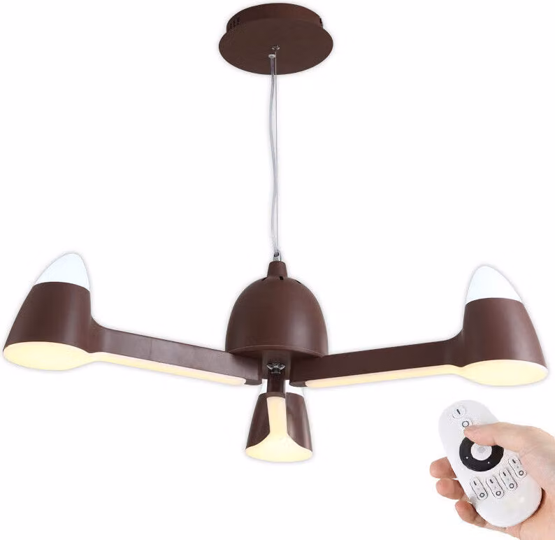 9072-3 Plafoniera a LED con telecomando Colore della luce/luminosità regolabile