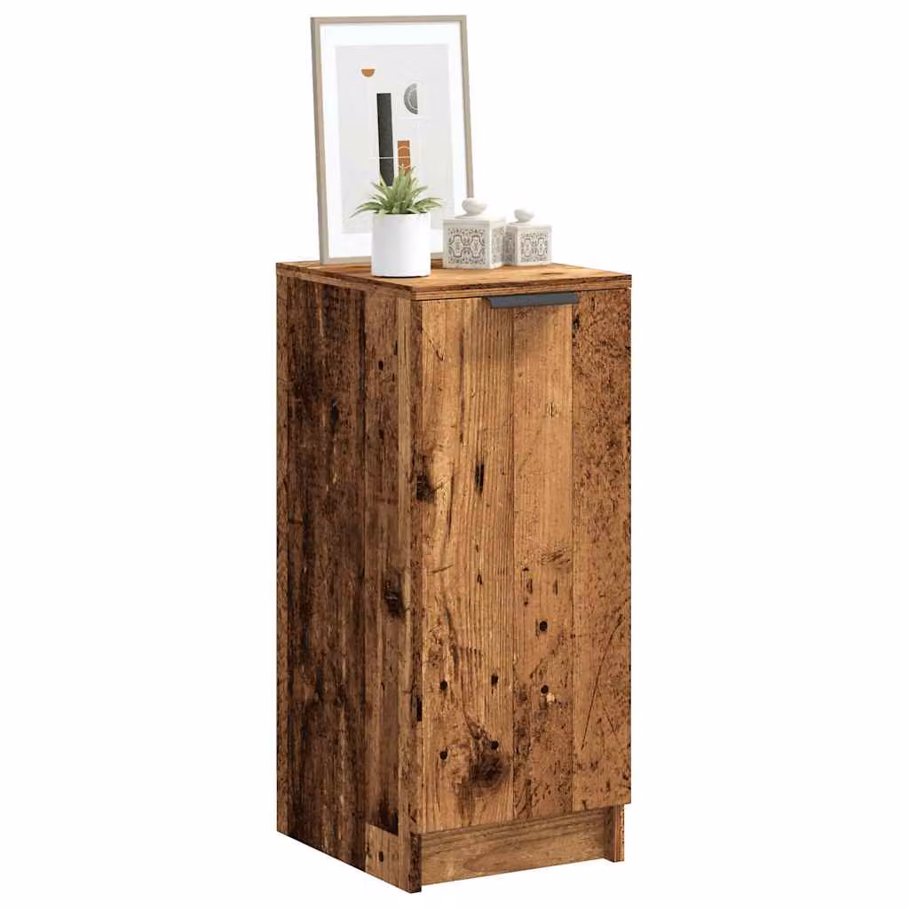 Scarpiera moderna vidaXL in legno e MDF marrone con ante a battente L/P/H: 29,5 x 35 x 70 cm