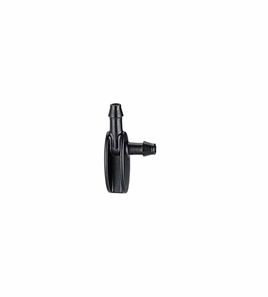 Set di 10 raccordi a gomito Claber colore nero