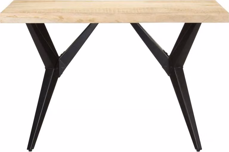Tavolo da Pranzo 120x60x76 cm in Legno Massello di Mango