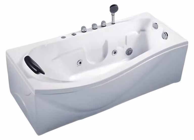 Whirlwanne Whirlpool Blubberbad Hydromassagewanne Spa-Bad 170x85 cm