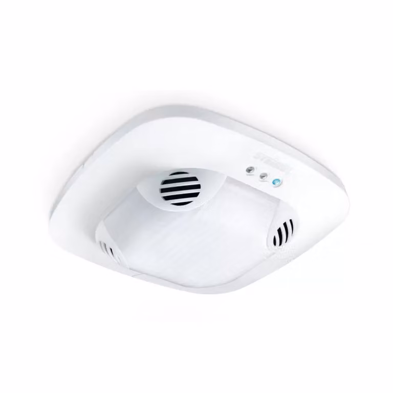 Rivelatore di presenza Steinel a ultrasuoni, da incasso a soffitto, IP20, 360° Portata max: Ultrasuoni: Ø 10 m (Ultrasuoni: 79 m²) 079574