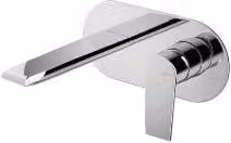 Miscelatore a parete lavabo Vema Timea cromo lucido V16051