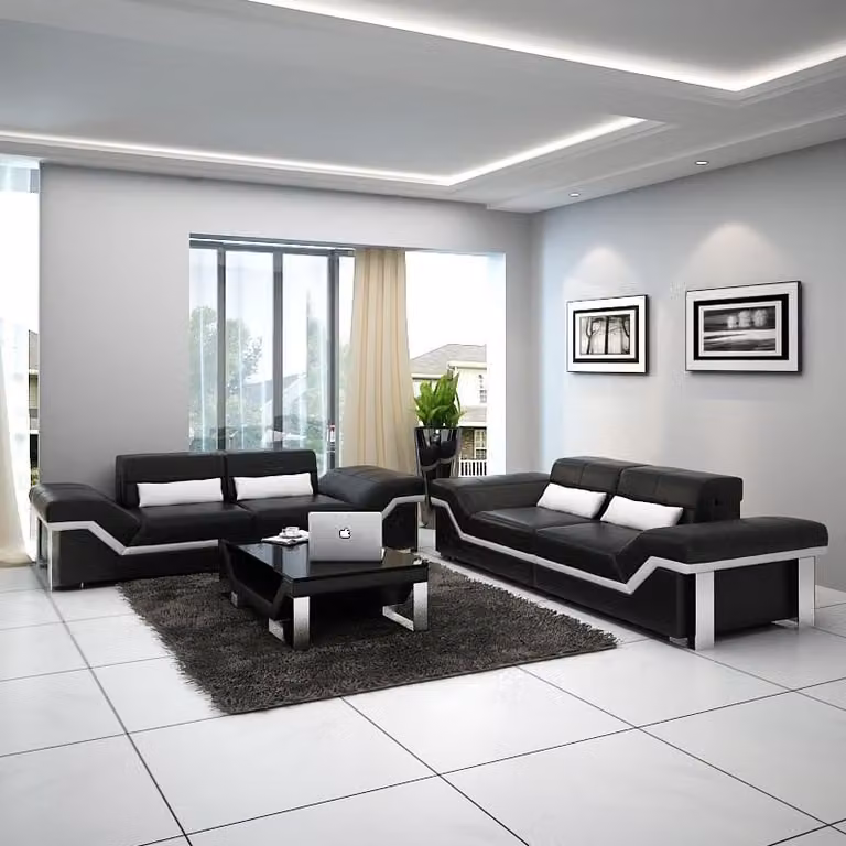 Sofagarnitur 3+3 Sitzer Set Design Sofa Polster Couchen Couch Modern Luxus