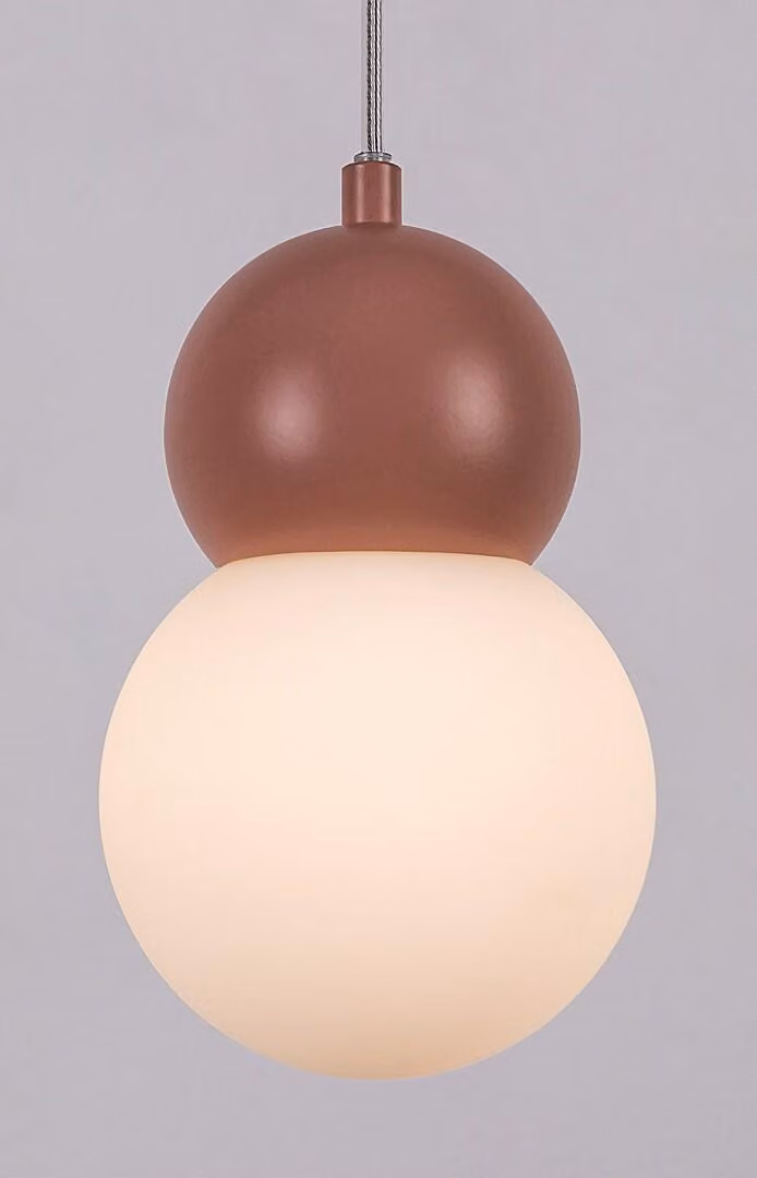 Rabalux 72280 Lampade a sospensione Gellia G9 1x MAX 38 metallo vetro rosa