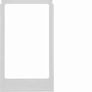 Berker 13206414 Cornice di design angolare, versione grande, accessori: vetro e alluminio