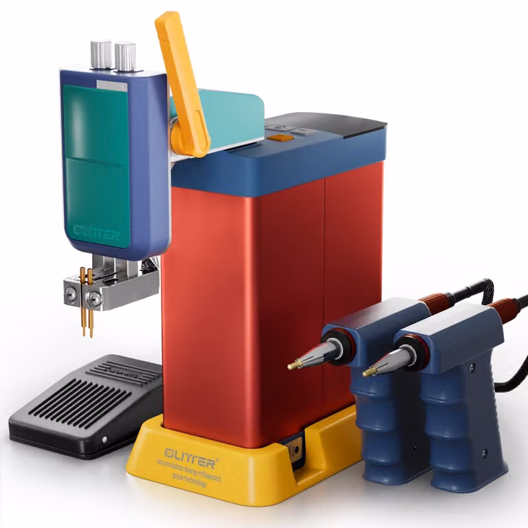 Dispositivo di saldatura a punti, alimentato a batteria - Potenza: 21000 W - Corrente: 3500 A