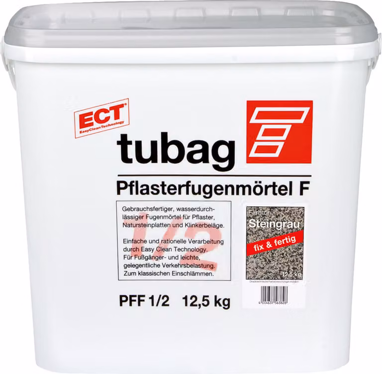 tubag Pflasterfugenmörtel PFF Steingrau 12,5kg Eimer