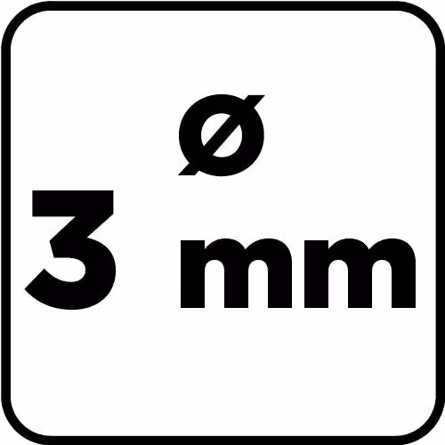 Trapano per calcestruzzo, diametro 3 x 60 mm