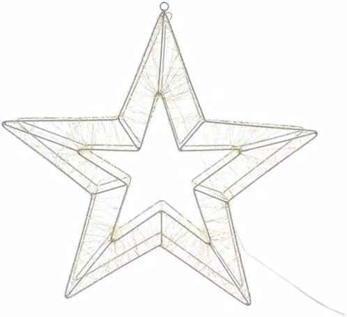 Stella LED Shine grande 50cm decorazione illuminazione lampada esterna luce esterna