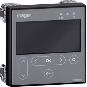 Display da incasso Hager per h3+ Energy HTD210H