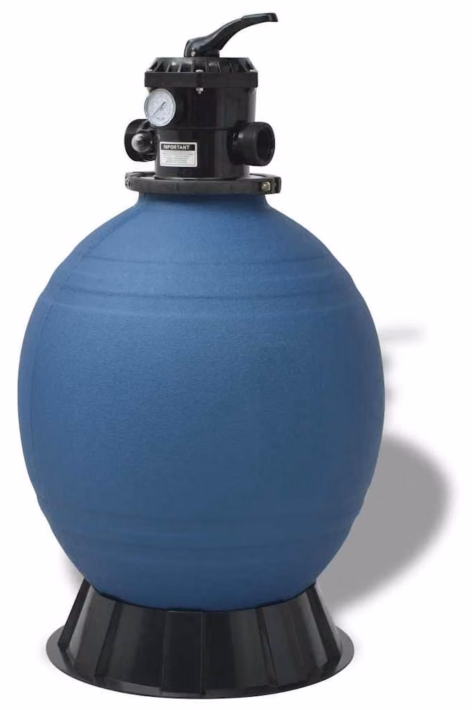 Filtro a sabbia per piscina, modello Blau, diametro 55,9 x 96,5 cm, realizzato in polietilene