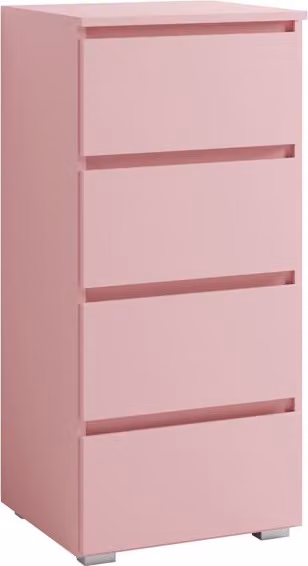 Cassettiera stretta LIONU - marshmallow