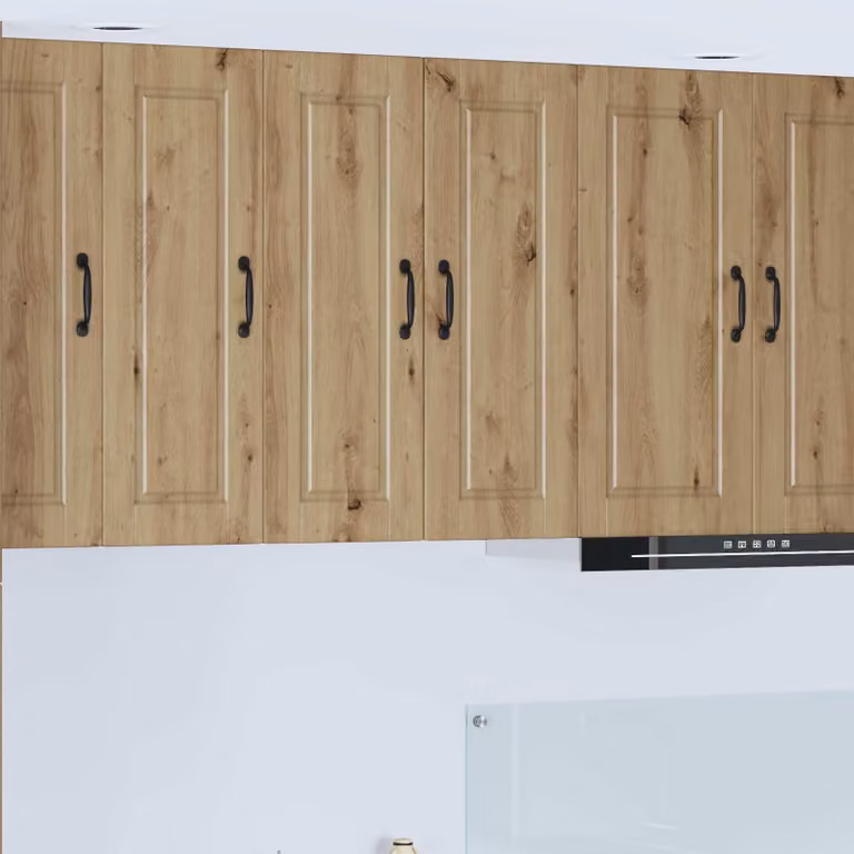 vidaXL Armadietto a muro PORTO moderno in legno color rovere marrone L: 30 cm, P: 31 cm, H: 80 cm