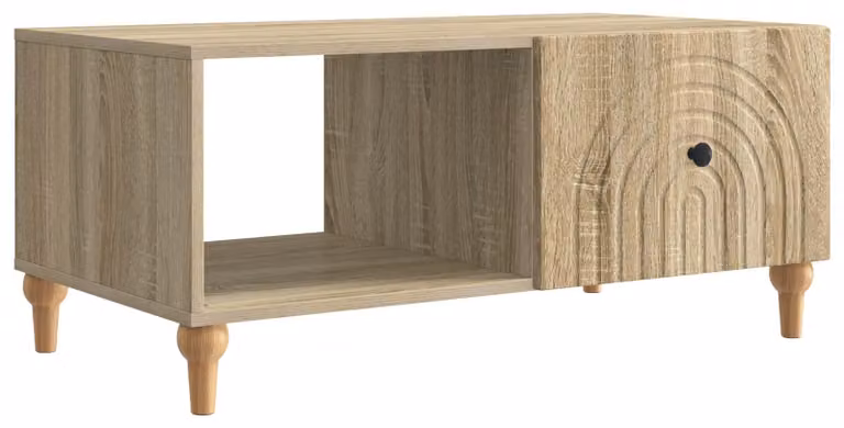Tavolino da salotto Rovere Sonoma 90 x 50 x 40 cm