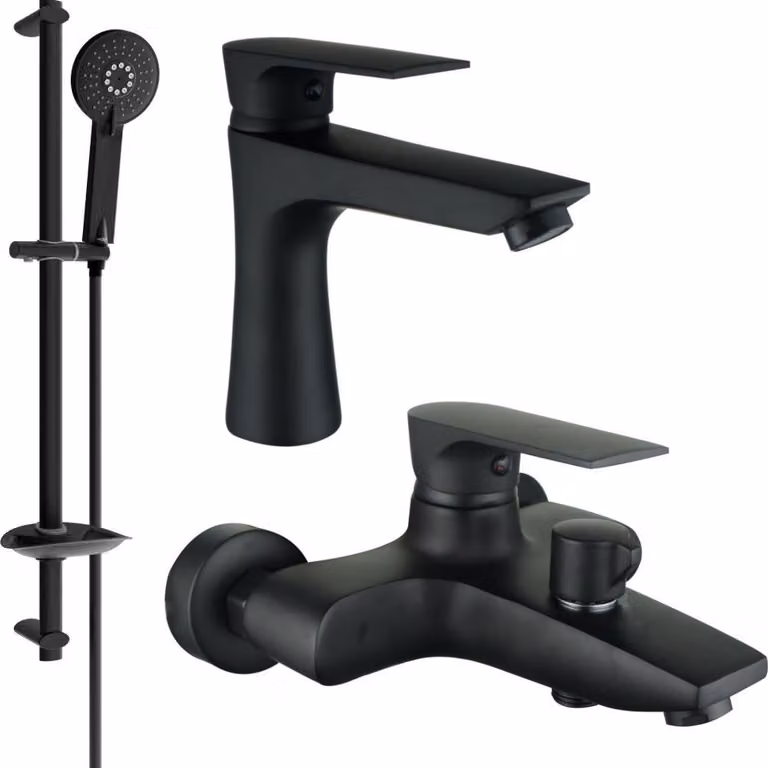 Mexen Axel DB40 set da bagno, nero - 73803DB40-70