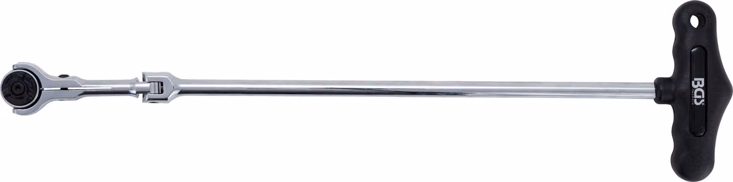 BGS 2126 | Cricchetto articolato con impugnatura a T, piegabile | 6,3 mm (1/4")