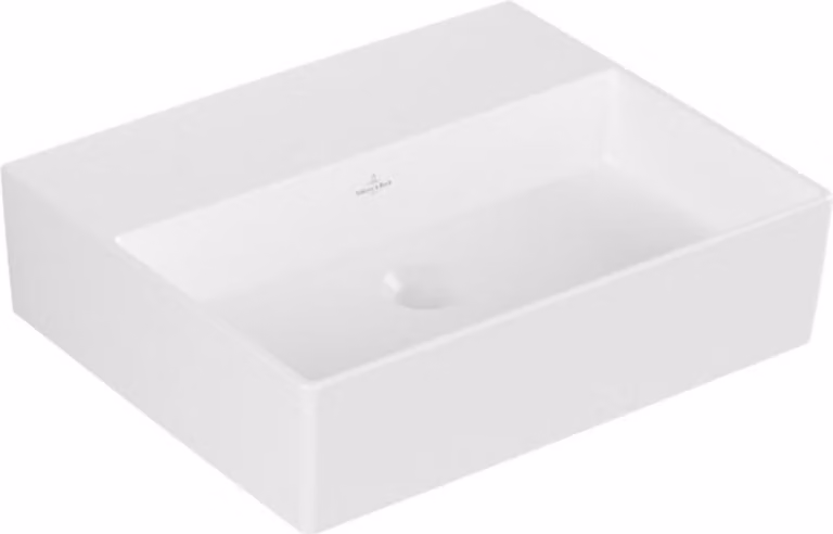 Villeroy & Boch Memento 2.0 lavabo mural, sans trou pour robinet, sans trop-plein, poli, 500x420mm, 4A225FRW, 4A225FRW