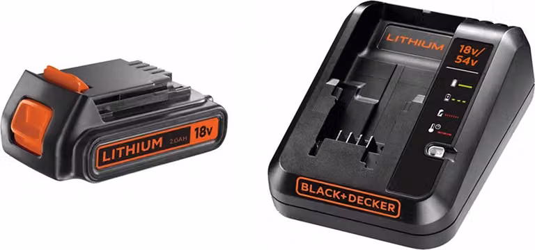 BLACK+DECKER BDC2A20-QW Black&Decker Akku-Ladegerät 2A + 18V 2,0 Ah Akku BDC2A20