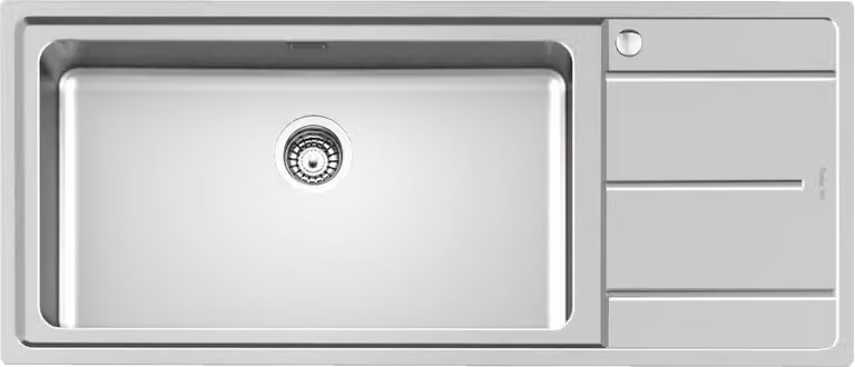 Foster Evo Rettangolare Acciaio inox lavello