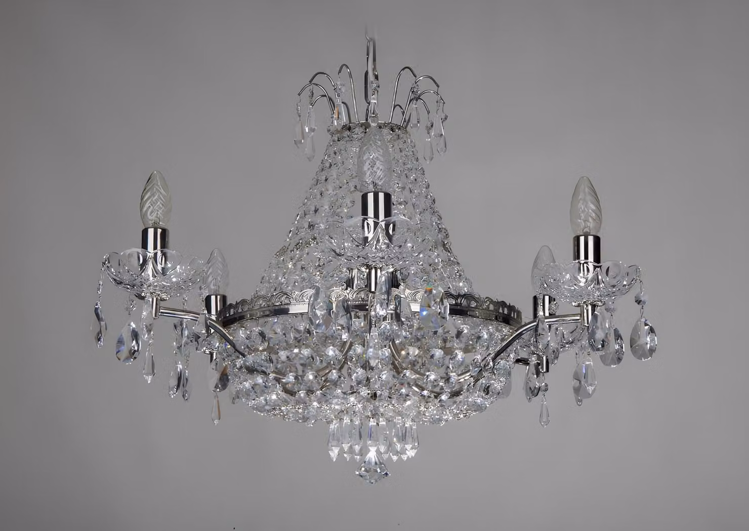 Kronleuchter Bohemia Deckenlampe Deckenleuchte Design Lampe luxus Leuchten