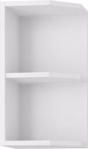 Armadietto superiore ad angolo SAEED 60 - larghezza 30 cm, bianco