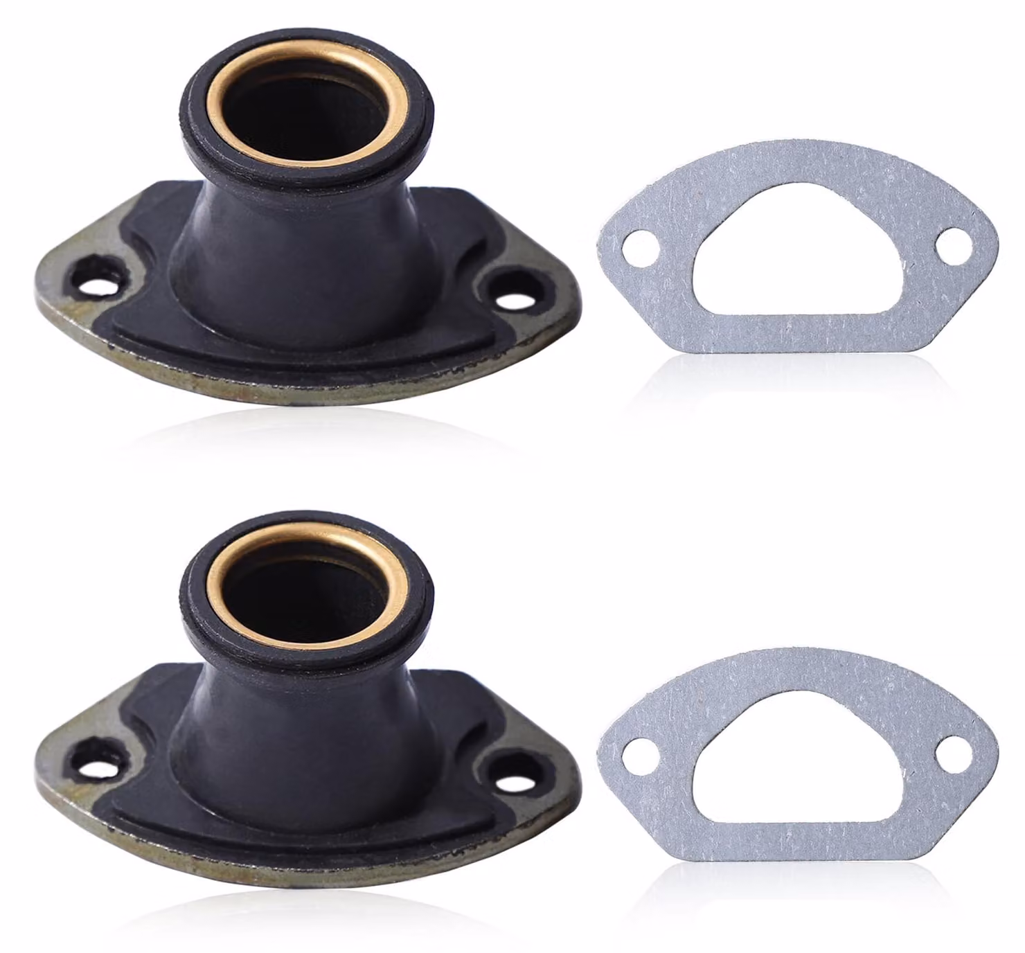 Kit di collettori di aspirazione e scarico a 2 pezzi per motosega da 45cc/4500, 52cc/5200, 58cc/5800