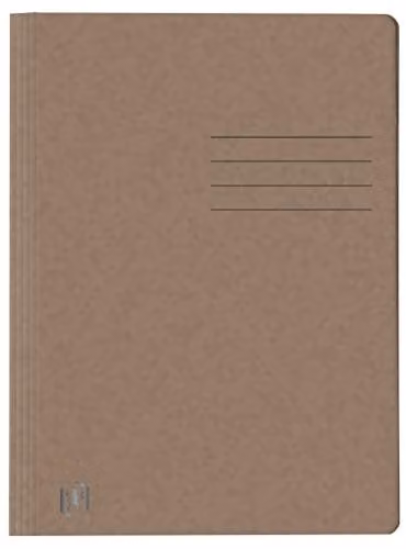 Oxford Cartellina A4, in cartone, marrone, 25 pezzi, 400116208, DIN A4