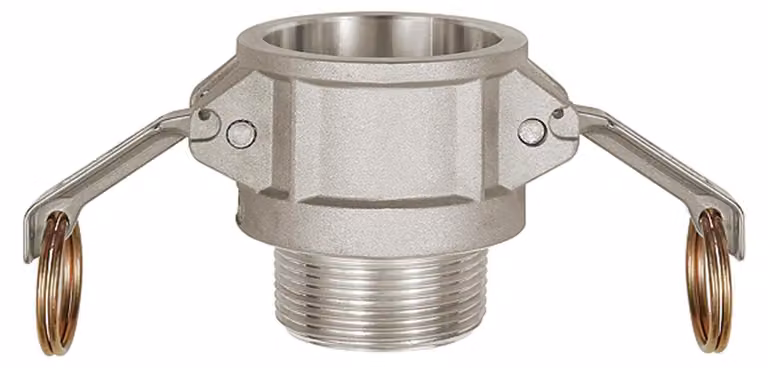 Raccordo rapido Riegler Kamlok con AG, tipo B, alluminio, R 2 1/2