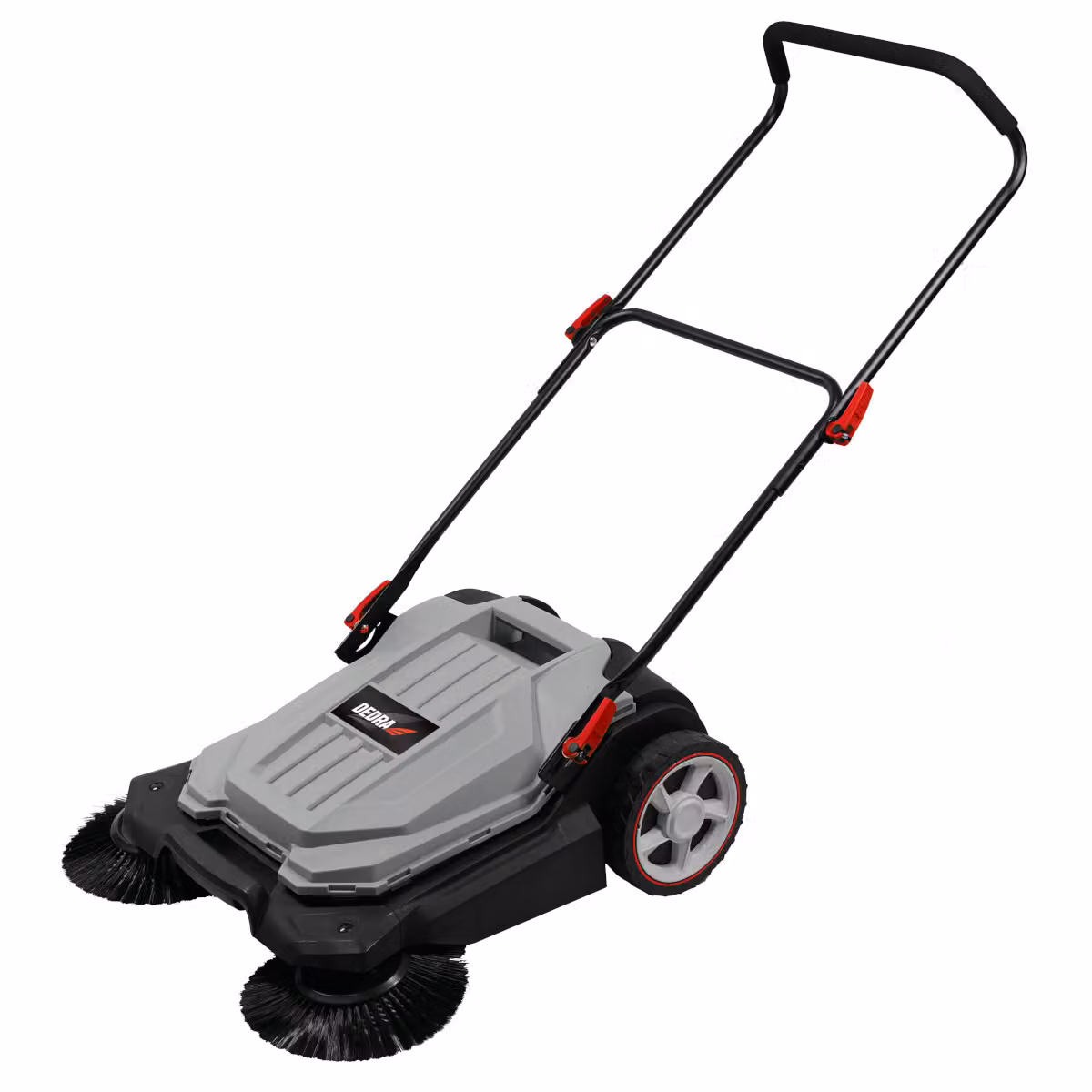 Spazzatrice manuale DEDRA DED8802 3 spazzole, larghezza di pulizia 650 mm, serbatoio 18 l
