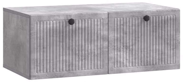 Mobile Porta TV da Muro Grigio Cemento 78,5 x 41 x 30 cm