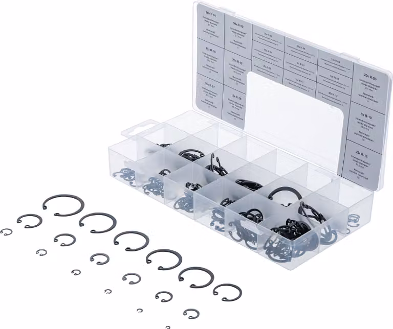 BGS 8049 | Assortimento di anelli di sicurezza interni (snap rings) | Ø 3 - 32 mm | 300 pz.