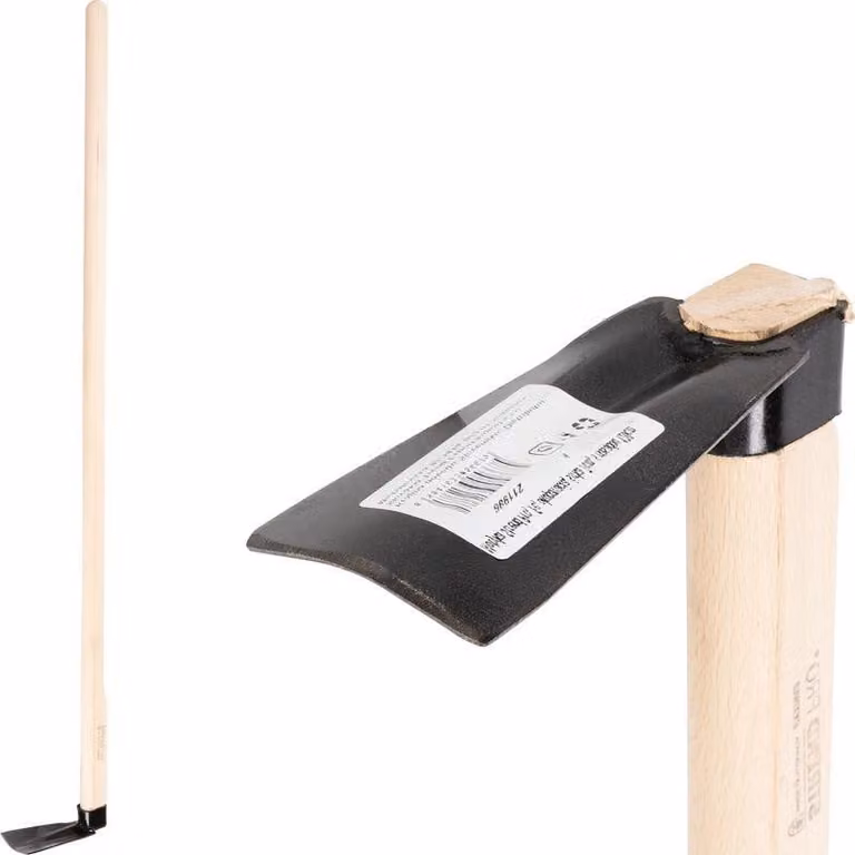 Zappa Strend Pro, in ferro, per sarchiatura, larghezza 7 cm, manico in legno 120 cm